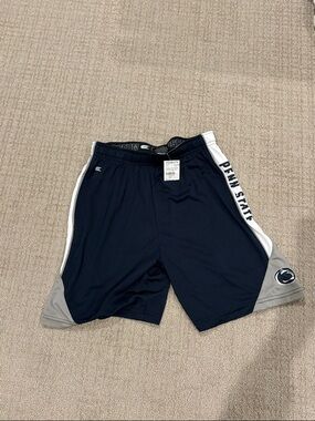 NWT Colosseum Navy and Gray Penn State Athletic Shorts